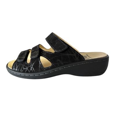 Volks Walkers N342B Black Women's Sandals