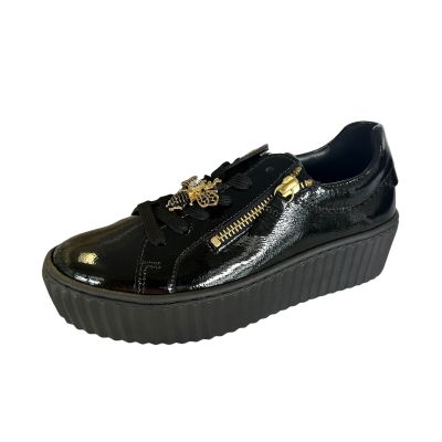 Gabor 73.201.97 Bumblebee Lack Black/Gold Women's Walking Shoes