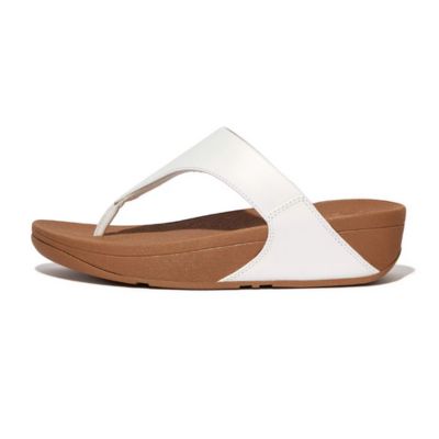 Fitflop Lulu White Toe-Post Women's Sandals