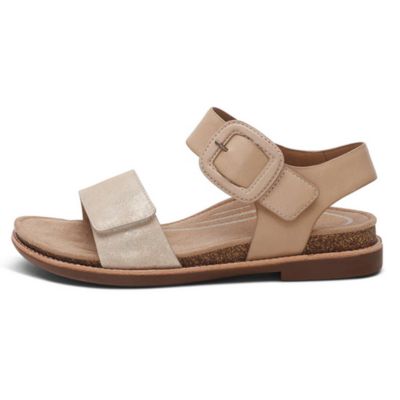 Aetrex Claire Champagne Women's Sandals