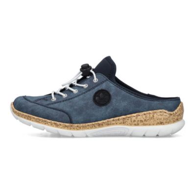 Rieker N4210-14 Blue Women's Clogs