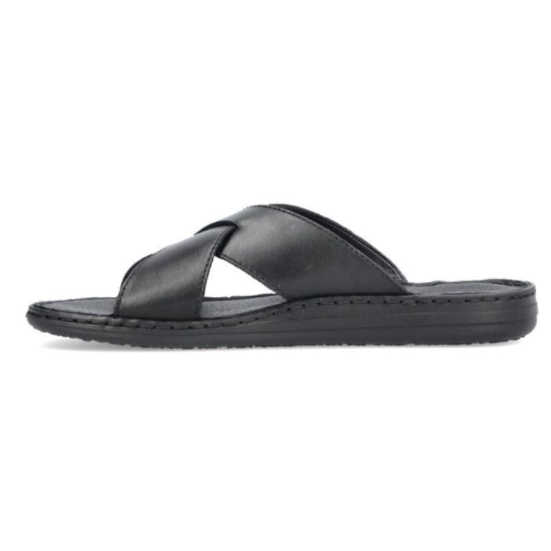 Rieker 21052-00 Black Men's Slides