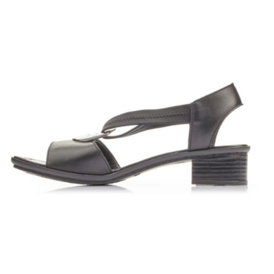 Rieker 62662-01 Black Women's Sandals