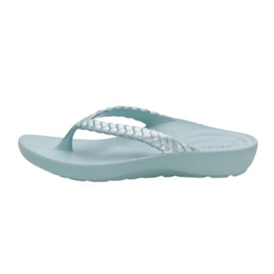 Aetrex Vicki Mint Gloss Women's Flipflops