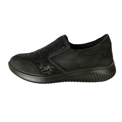 Jomos Slipper Black Women's Slip-On Walking Shoes 857396 260 000
