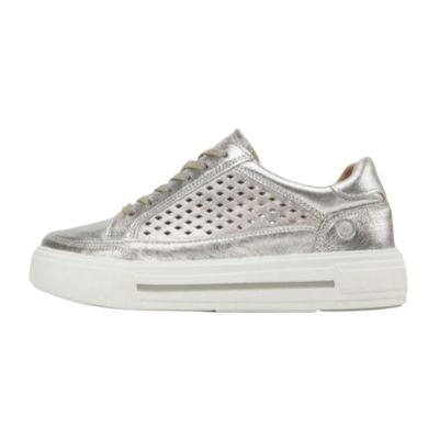 Caprice 9-23719-44 920 Silver Metal Women's Walking Shoes