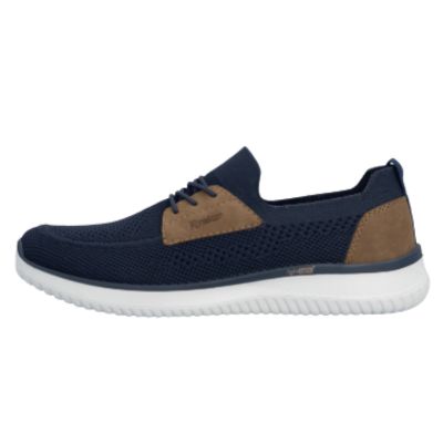 Rieker B9656-14 Blue Slip-On Men's Walking Shoes