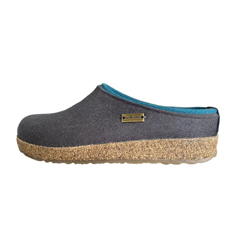 Haflinger Grizzly Kris Asphalt Women's Slippers