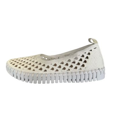 Ilse Jacobsen Tulip 3479 White White Women's Slip On Flats