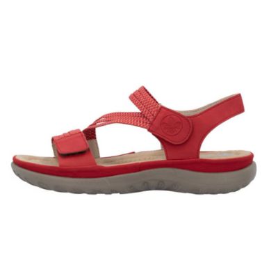 Rieker 64870-33 Red Women's Sandals