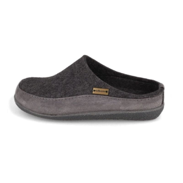 Haflinger Blizzard Skane Grey Men's Slippers