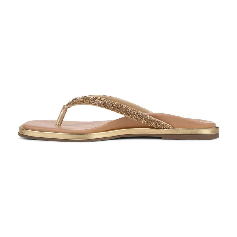Vionic Vista Shine Gold Women's Flipflops