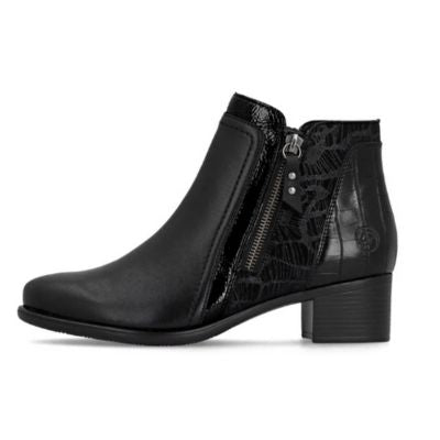 Remonte R5172-00 Black Women's Ankle Boots