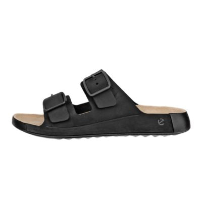 Ecco Cozmo M Black Nubuck Men's Slides 500984 02001
