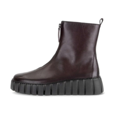 Gabor Burgundy Leather Ankle Boots | 8016.04.005