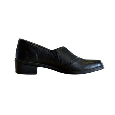 Portania Ronda 01 Black Leather Women's Shoes