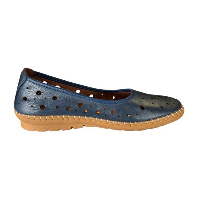 Volks Walkers N048 1544 Navy Women's Loafers
