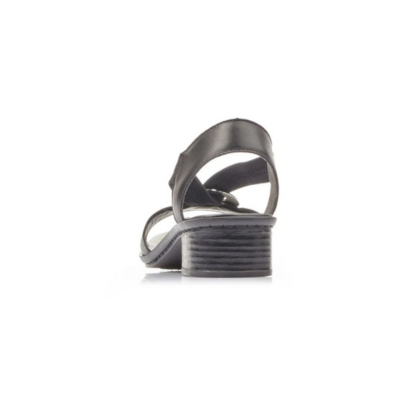 Rieker 62662-01 Black Women's Sandals