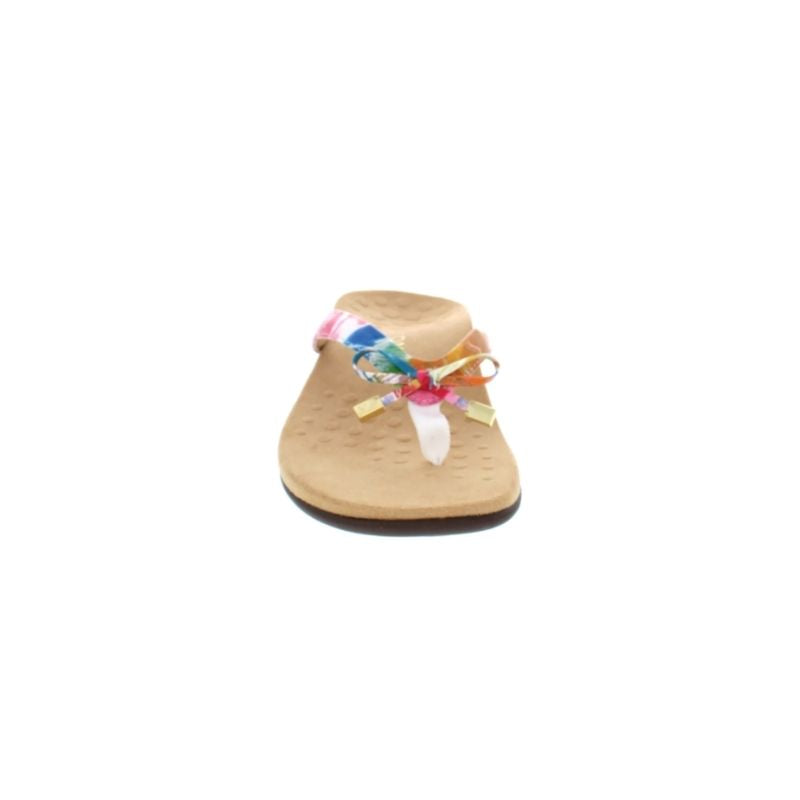Vionic Rest Bella II White Floral Women's Flipflops