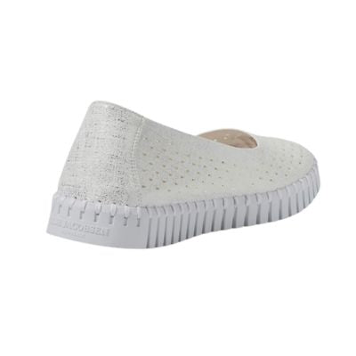 Ilse Jacobsen Tulip U0026 White Women's Slip On Flats