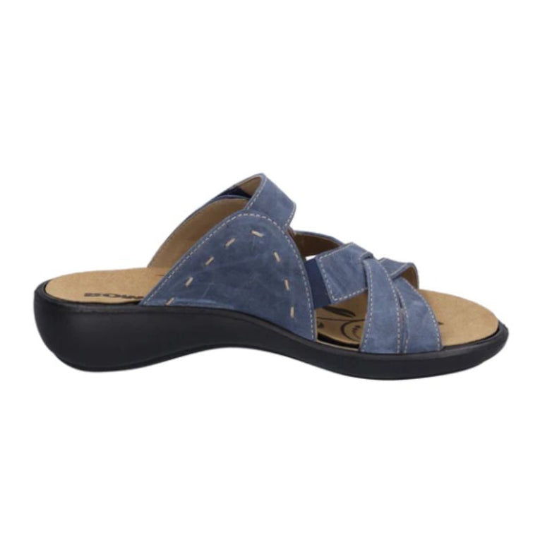 Romika Ibiza 99 Dark Blue Women's Slides