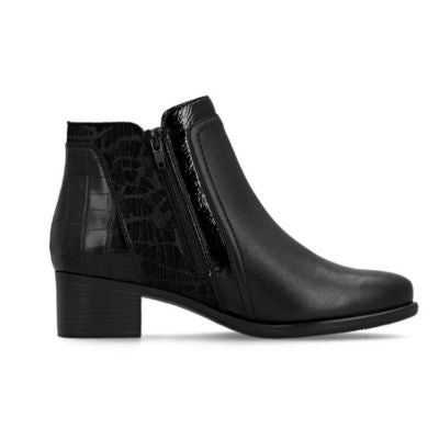 Remonte R5172-00 Black Women's Ankle Boots