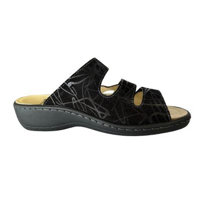 Volks Walkers N342B Black Women's Sandals