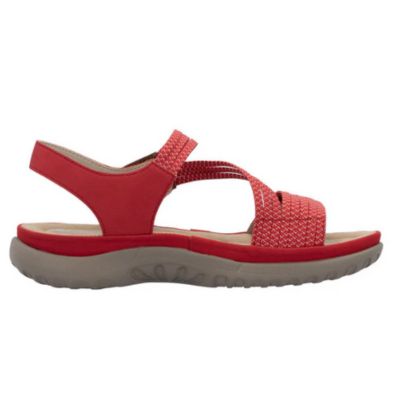 Rieker 64870-33 Red Women's Sandals