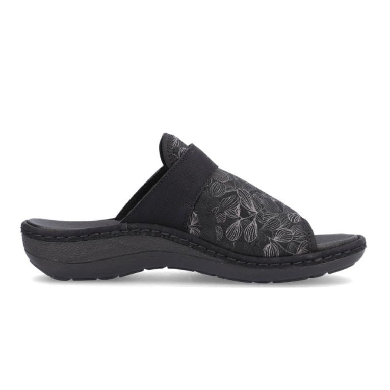 Remonte D7664-01 Black Women's Slides