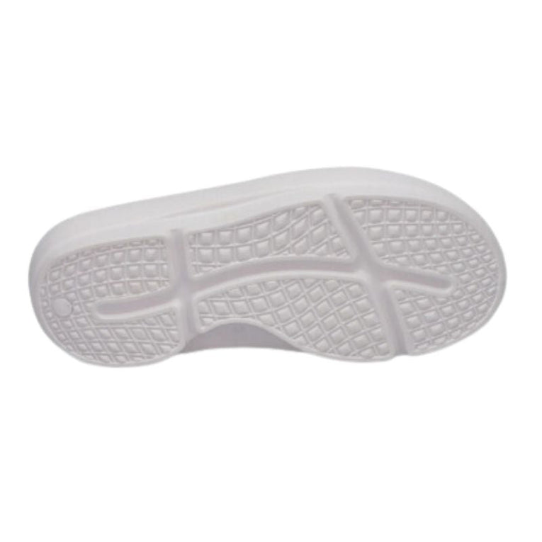 Roemer Strappy Eva White Women's Slides