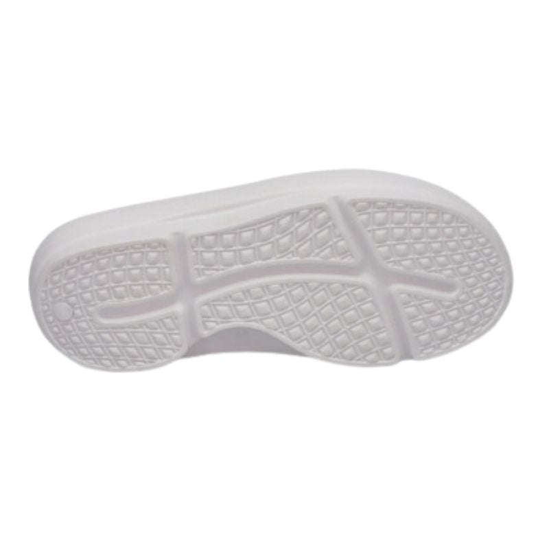 Roemer Strappy Eva White Women's Slides