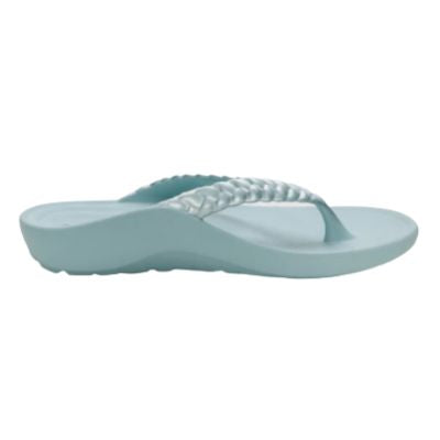 Aetrex Vicki Mint Gloss Women's Flipflops