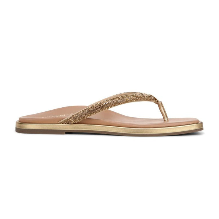 Vionic Vista Shine Gold Women's Flipflops
