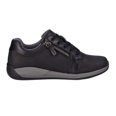 Drew Tally 2 Wide Black Nubuck Combo Women's Shoes
