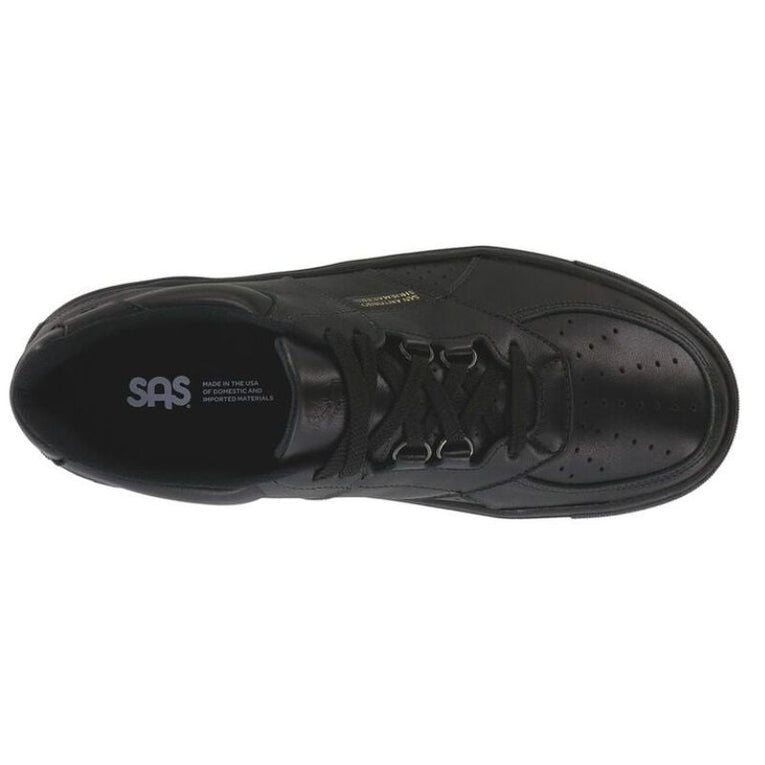 SAS High Street Matte Black Men's Walking Shoes