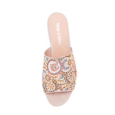 Django & Juliette Tammy Nude Women's Slide Sandals