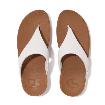 Fitflop Lulu White Toe-Post Women's Sandals