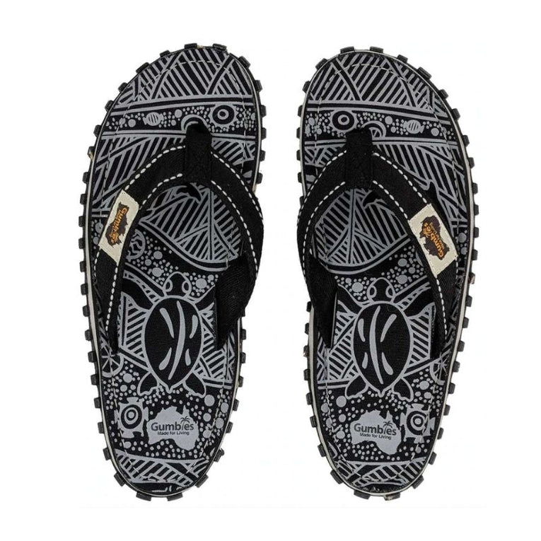Gumbies Islander Black Signature Men's Flipflops
