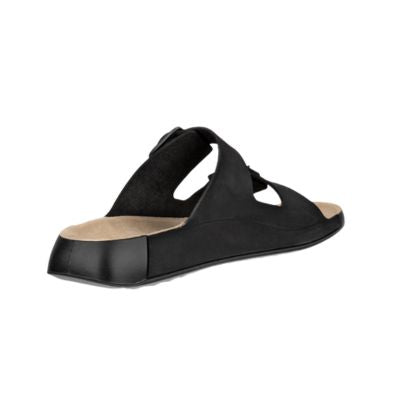 Ecco Cozmo M Black Nubuck Men's Slides 500984 02001