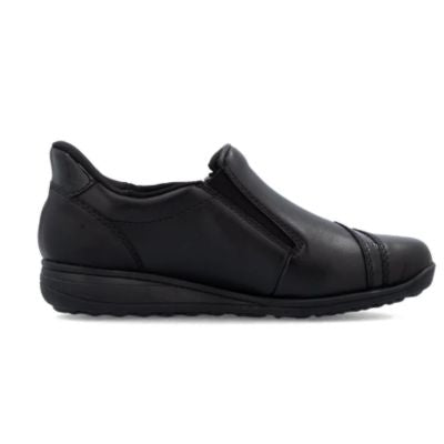 Rieker 47264-00 Black Women's Walking Shoes