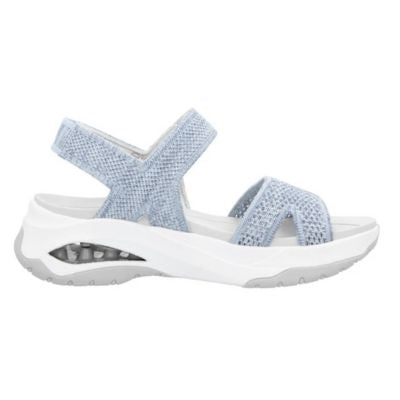 Rieker W3152-10 Blue Women's Sandals