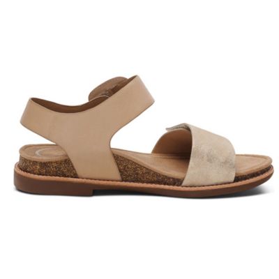 Aetrex Claire Champagne Women's Sandals