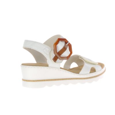 Rieker 67476-83 White Women's Sandals