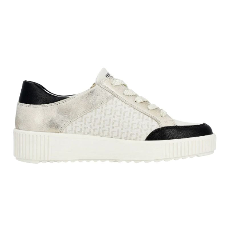 Remonte R7901-80 White Combination Women's Walking Shoes