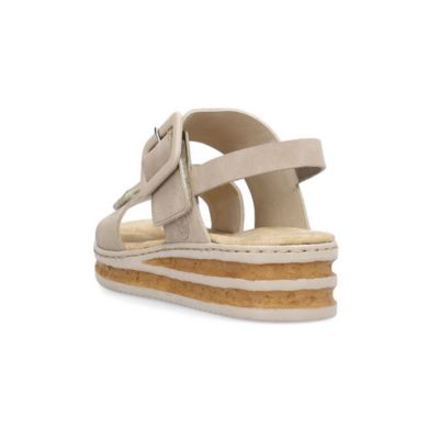 Rieker 62950-62 Beige Women's Sandals