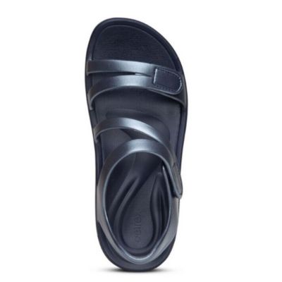 Aetrex Jillian Sport Navy Women's Sandals