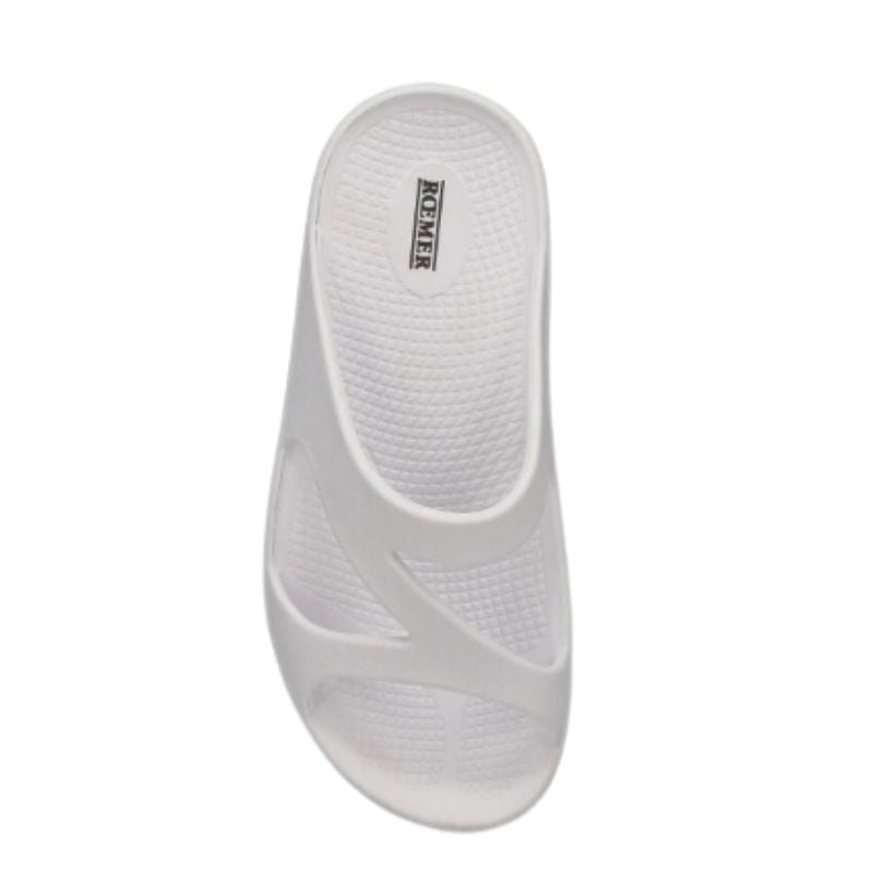 Roemer Strappy Eva White Women's Slides