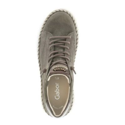 Gabor 73.243.18 Grey Suede Women's Walking Shoes