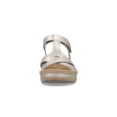 Rieker V0919-90 Gold Women's Sandals