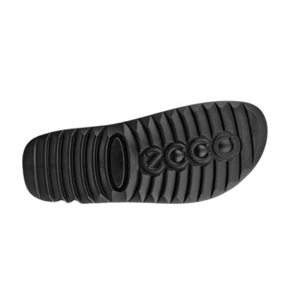 Ecco Cozmo M Black Nubuck Men's Slides 500984 02001